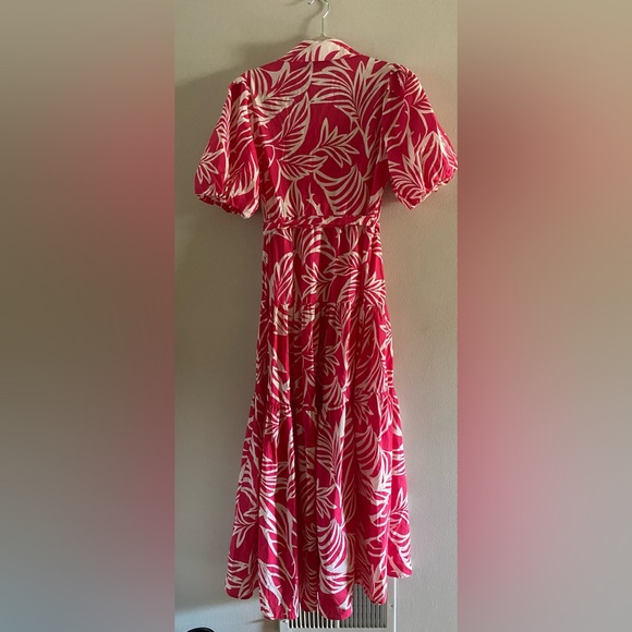 NWOT Elegant Pink Floral Maxi Dress size S new without tags - Picture 7 of 9